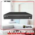 hi-view เครื่องบันทึกภาพ รุ่น HP-7808 H.265+ NVR 8 Channel Support Camera 4K / Audio / PoE / Cloud P2P