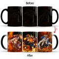 Dropshipping 1pcs New 350ml One Piece Coffee Mugs Creative Color Changing Luffy Zoro Anime Ceramic Milk Tea Cups S