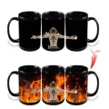 Anime Mugs Color Changing Tea Cups Funny Magic Mark Ceramic Drinkware