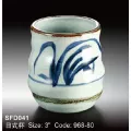 Japanese And Korean-Style Straight Ceramic Cup Chinese Hand-Painted Creative Teacup Coffee Mug Orchid Milk Cups 3 Optional