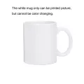 Creative Custom Heat Sensitive Ceramic Mug Photo Color Changing Mugs Breakfast Milk Coffee Starry Sky Cup