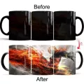 1pcs New 350ml Creative One Piece Magic Mug Mug Color Changing Mug Tea Cup Anime Cartoon Novelty For Birthday Party