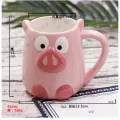 500ml Cute Animal Mugs 3d Panda Fox Pig Coffee Large Capacity Hand Painted Cartoon Ceramics Breakfast Milk Mug Great S
