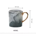Nordic Style Marble Mugs Ceramic Grain Phnom Penh Coffee Cup Breakfast Milk Mug Porcelain Cup S Dropshipping