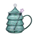 400/500ml Creative Cup Tree Cup Layer Double Layer Cup Office Mark Coffee Cup Mug Cup