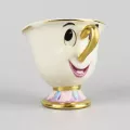 Drop Shipping Cartoon Beauty And The Beast Teapot Mug Mrs Potts Chip Cogsworth Tea Pot Cup Sugar Pot Bowl Clock Lovely Xmas