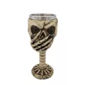 Retro 3d Resin Stainless Steel Beer Mug Skull Knight Halloween Coffee Cup Creative Viking Tea Mug Bar Decoration