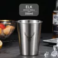 Double Wall 304 Stainless Steel Cup Heat Resistant Tea Coffee Beer Soda Whisky Mug Portable Bar Kitchen Wedding Party Cup