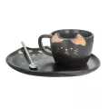 CUT CAT CAT CRAMICS COFFEE MUG SET HANDGRIP AMAL MUGS with Drinkware Coffee Tea Cups Novelty Milk Cup Breakfast