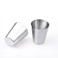 New 6pcs Stainless Steel Cup Drinking Coffee Tea Tumbler Camping Mug 3.6x4.2cm Wine Glass For Camping Holiday Picnic 112