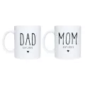 S For Parents 2pc 11oz Mug The Happiest S Dad And Mom