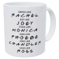Friends Dress Like Rachel Eat Like Joey Cook Like Monica Love Like Ross 11 Ounces Funny Coffee Mug
