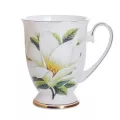 European Pastoral Bone Coffee Milk Mug Ceramic Creative Floral Painting Water Cup Afternoon Teacup Kitchen Drinkware S