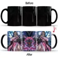 New 350ml Demon Slayer Heat Temperature Coffee Mug Creative Color Changing Cartoon Anime Mug Tea Milk Ceramic Cup