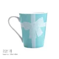 Classic Lace Blue Ceramic Cup Creative Blue Drink Cup Coffee Milk Cereal Mug Wedding High Quality Bone China Cups