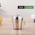 Double Wall Stainless Steel Cups And Mugs Metal Portable Beer Key Chain Cold Beer Cup Bar Party Coffee Travel Supplies