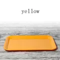 Non-Slip Restaurant Plastic Tray Rectangular Multifunctional Kitchen Storage Tray Fruit Bread Dessert Food Tray Storage Supplies