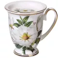 European Pastoral Bone China Coffee Milk Mug Ceramic Creative Floral Painting Water Cup Afternoon Teacup Kitchen S