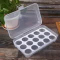 Egg Storage Box Refrigerator Food Storage Box Kitchen Accessories Organizer Fresh Box Dumplings Vegetable Egg Holder Stackable