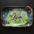 Big Size Storage Rolling Tray Metal Cigarette Smoking Weed Rolling Tray Herb Tobacco Tinplate Plate Discs Smoke Cigarette Paper