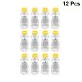 12pcs Squeeze Condiment Bottles Plastic Honey Sauce Mustard Jam Dispenser Bottle 240ml Honey Bottle Dispenser Honey Container
