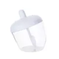 Clear Seasoning Bottle Jar With Cover And Spoon Glass Spice Salt Condiment Storage Container Cruet Honey Pot Oil Brush Bottles