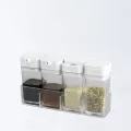 Plastic Transparent Seasoning Bottle Set Kitchen Tools Mini Soy Sauce Vinegar Container Pepper And Salt Shaker Spice Jar