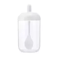 Kitchen Seasoning Bottle Salt Storage Box Spice Jar With Spoon Transparent Pepper Shakers Condiment Salt Spice Jar Cans Fdh