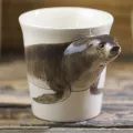 3d Sea Lion Cup Handmade Animal Coffee Cup Cartoon Ceramic Cup Handmade Creative Cup
