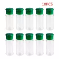 10/12/20pcs 100ml Plastic Spice Salt Pepper Shakers Seasoning Barbecue Condiment Jar Cruet Container Kitchen Seasoning Bottle