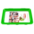 Food Preservation Tray Reusable Plastic Keeping Fresh Spacer Container Refrigerator Microwave Kitchen Food Storage Plates