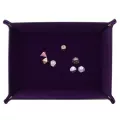 Pu Leather Dice Rolling Tray Collapsible Desk Square Dice Tray Storage Box For Table Games P9