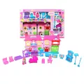 thetoy ชุด บ้านตุ๊กตา จำลอง + เฟอร์นิเจอร์ (ขนาดกลาง) ของเล่นเด็ก ของเล่นตุ๊กตา และบ้านตุ๊กตา