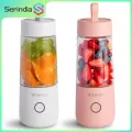 Serindia 350ml มินิแบบพกพาไฟฟ้าผลไม้คั้นน้ำผลไม้ USB ชาร์จเครื่องปั่นสมูทตี้เครื่องปั่นกีฬาขวดคั้นน้ำถ้วย Dropshipping