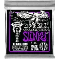 ERNIE BALL® สายกีตาร์ไฟฟ้า เบอร์ 11 แบบเคลือบ วัสดุไทเทเนียม ของแท้ 100% รุ่น RPS Coated Power Slinky .011 - .048 ** Made in USA **