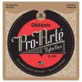 D'Addario® Pro-Arté Black Nylon สายกีตาร์คลาสสิค แบบสายไนล่อนสีดำ ของแท้ 100% รุ่น EJ49 Normal Tension ** Made in USA **