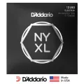 D'Addario® สายกีตาร์ไฟฟ้า เบอร์ 12 แบบผสม วัสดุนิกเกิล ซีรีย์ NYXL ของแท้ 100% รุ่น NYXL1260 Extra Heavy, 12-60 ** Made in USA **