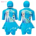 Disney Frozen ชุดว่ายน้ำเด็กหญิง ลายการ์ตูนโฟรเซ่น Frozen เจ้าหญิงหิมะ จาก NADreams Girl Swimwear ผู้หญิง ชุดว่ายน้ำ