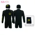 NADreams ชุดว่ายน้ำเด็ก swimwear ชุดว่ายน้ำเด็กลายการ์ตูน ซุปเปอร์ฮีโร่ แบทแมน BATMAN ลิขสิทธิ์แท้ ผ้าคุณภาพดี เด็กโต