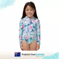 Piping Hot ชุดว่ายน้ำเด็กเล็ก หญิง วันพีช สี PARADISE SURF Piping Hot แบรนด์ชั้นนำจากออสเตรเลีย