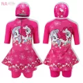 NADreams ชุดว่ายน้ำเด็กผู้หญิง ผ้ากัน UV ลายโพนี่ MY LITTLE PONY พร้อมถุงใส่ชุด และ หมวกว่ายน้ำ Girl Swimwear