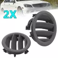 1pair Air A/c Vents Black For Mercedes-benz C350 C630 Plastic Practical