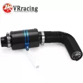 Vr - Air Intake With Fan Universal Racing Carbon Fiber Cold Feed Induction Kit Air Intake Kit Air Filter Box  Vr-ait14