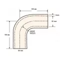 Custom Hose  55-60 Mm 90bend Hose