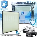 กรองแอร์ Toyota โตโยต้า Hilux Vigo,Hilux Vigo Champ HEPA D Protect Filter Hepa Series By D Filter ไส้กรองแอร์รถยนต์