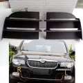 For Skoda Superb 2009-front Lower Grille Bumper Vent Fog Lamp Light Cover Frame