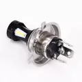 1pc Motorcycle Headlight H4 3030 Led 18smd 6500k Dc 9v-30v 18w Durable Replace