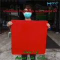 ยางบังฝุ่น ยางบังโคลน กันโคลน กันฝุ่น 24x24 นิ้ว PVCสีแดง จำนวน 1 คู่2ชิ้น
