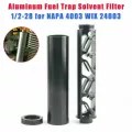 11pcs Aluminum  Car Fuel Filter Fuel Trap 1 / 2-28  5/8-24 Automotive Fuel Filter 1x6 Solvent Trap Napa 4003 Wix 24003 Black