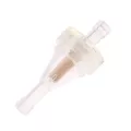 5pcs Motor Engine Inline Oil Fuel Filter For 1/4'' 6mm Hose Clear Plastic